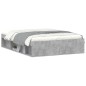 vidaXL Giroletto Grigio Cemento 135x190 cm Double vidaXL Giroletto Grigio Cemento 135x190 cm Double