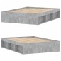 vidaXL Giroletto Grigio Cemento 135x190 cm Double vidaXL Giroletto Grigio Cemento 135x190 cm Double