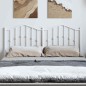vidaXL Testiera in Metallo Bianco 150 cm vidaXL Testiera in Metallo Bianco 150 cm