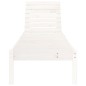 vidaXL Lettini Prendisole 2pz Bianchi 199,5x60x74 cm Massello di Pino vidaXL Lettini Prendisole 2pz Bianchi 199,5x60x74 cm Massello di Pino