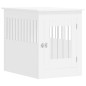 vidaXL Gabbia Cani da Arredamento Bianca 55x80x68cm Legno Multistrato vidaXL Gabbia Cani da Arredamento Bianca 55x80x68cm Legno Multistrato