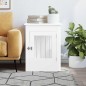 vidaXL Gabbia Cani da Arredamento Bianca 55x80x68cm Legno Multistrato vidaXL Gabbia Cani da Arredamento Bianca 55x80x68cm Legno Multistrato