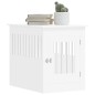 vidaXL Gabbia Cani da Arredamento Bianca 55x80x68cm Legno Multistrato vidaXL Gabbia Cani da Arredamento Bianca 55x80x68cm Legno Multistrato