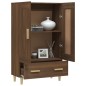 Credenza Rovere Marrone 70x31x115 cm in Legno Multistrato Credenza Rovere Marrone 70x31x115 cm in Legno Multistrato