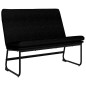 Panca Nera 100x75x76 cm in Tessuto Panca Nera 100x75x76 cm in Tessuto