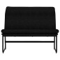 Panca Nera 100x75x76 cm in Tessuto Panca Nera 100x75x76 cm in Tessuto