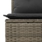vidaXL Set Divani da Giardino 11 pz con Cuscini in Polyrattan Grigio vidaXL Set Divani da Giardino 11 pz con Cuscini in Polyrattan Grigio
