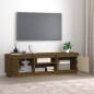 Mobile Porta TV Miele 140x35x40 cm in Legno Massello di Pino Mobile Porta TV Miele 140x35x40 cm in Legno Massello di Pino