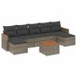 vidaXL Set Divano da Giardino 8 pz con Cuscini Grigio in Polyrattan vidaXL Set Divano da Giardino 8 pz con Cuscini Grigio in Polyrattan