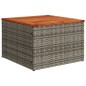 vidaXL Set Divano da Giardino 8 pz con Cuscini Grigio in Polyrattan vidaXL Set Divano da Giardino 8 pz con Cuscini Grigio in Polyrattan