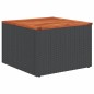 vidaXL Set Divani da Giardino 11 pz con Cuscini in Polyrattan Nero vidaXL Set Divani da Giardino 11 pz con Cuscini in Polyrattan Nero