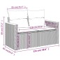 vidaXL Set Divani da Giardino 11 pz con Cuscini in Polyrattan Nero vidaXL Set Divani da Giardino 11 pz con Cuscini in Polyrattan Nero