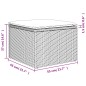 vidaXL Set Divani da Giardino 11 pz con Cuscini in Polyrattan Nero vidaXL Set Divani da Giardino 11 pz con Cuscini in Polyrattan Nero