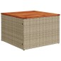 vidaXL Set Divano da Giardino 13 pz con Cuscini Beige in Polyrattan vidaXL Set Divano da Giardino 13 pz con Cuscini Beige in Polyrattan