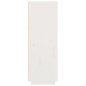 Credenza Bianca 60x40x116,5 cm in Legno Massello di Pino Credenza Bianca 60x40x116,5 cm in Legno Massello di Pino