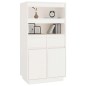 Credenza Bianca 60x40x116,5 cm in Legno Massello di Pino Credenza Bianca 60x40x116,5 cm in Legno Massello di Pino