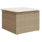 vidaXL Set Divano da Giardino 5 pz con Cuscini Beige in Polyrattan vidaXL Set Divano da Giardino 5 pz con Cuscini Beige in Polyrattan
