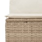 vidaXL Set Divano da Giardino 5 pz con Cuscini Beige in Polyrattan vidaXL Set Divano da Giardino 5 pz con Cuscini Beige in Polyrattan