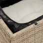 vidaXL Set Divano da Giardino 5 pz con Cuscini Beige in Polyrattan vidaXL Set Divano da Giardino 5 pz con Cuscini Beige in Polyrattan