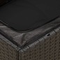 vidaXL Set Divani da Giardino 11 pz con Cuscini in Polyrattan Nero vidaXL Set Divani da Giardino 11 pz con Cuscini in Polyrattan Nero