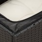 vidaXL Set Divani da Giardino 13pz con Cuscini Nero in Polyrattan vidaXL Set Divani da Giardino 13pz con Cuscini Nero in Polyrattan
