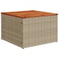 vidaXL Set Divano da Giardino 13 pz con Cuscini Beige Misto Polyrattan vidaXL Set Divano da Giardino 13 pz con Cuscini Beige Misto Polyrattan
