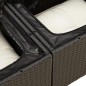 vidaXL Set Divani da Giardino con Cuscini 8 pz Nero in Polyrattan vidaXL Set Divani da Giardino con Cuscini 8 pz Nero in Polyrattan