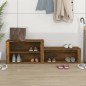 Scarpiera Rovere Fumo 150x35x45 cm in Legno Multistrato Scarpiera Rovere Fumo 150x35x45 cm in Legno Multistrato