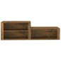 Scarpiera Rovere Fumo 150x35x45 cm in Legno Multistrato Scarpiera Rovere Fumo 150x35x45 cm in Legno Multistrato