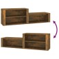 Scarpiera Rovere Fumo 150x35x45 cm in Legno Multistrato Scarpiera Rovere Fumo 150x35x45 cm in Legno Multistrato