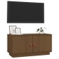 Mobile Porta TV Miele 80x34x40 cm in Legno Massello di Pino Mobile Porta TV Miele 80x34x40 cm in Legno Massello di Pino