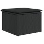 vidaXL Set Divani da Giardino con Cuscini 8 pz Nero in Polyrattan vidaXL Set Divani da Giardino con Cuscini 8 pz Nero in Polyrattan
