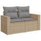 vidaXL Set Divano da Giardino 8 pz con Cuscini Beige Misto Polyrattan vidaXL Set Divano da Giardino 8 pz con Cuscini Beige Misto Polyrattan