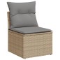 vidaXL Set Divano da Giardino 8 pz con Cuscini Beige Misto Polyrattan vidaXL Set Divano da Giardino 8 pz con Cuscini Beige Misto Polyrattan