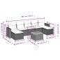 vidaXL Set Divano da Giardino 8 pz con Cuscini Beige Misto Polyrattan vidaXL Set Divano da Giardino 8 pz con Cuscini Beige Misto Polyrattan