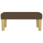 Panca Marrone Scuro 70x30x30 cm in Tessuto Panca Marrone Scuro 70x30x30 cm in Tessuto