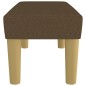 Panca Marrone Scuro 70x30x30 cm in Tessuto Panca Marrone Scuro 70x30x30 cm in Tessuto