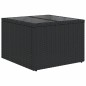 vidaXL Set Divano da Giardino 6 pz con Cuscini Nero in Polyrattan vidaXL Set Divano da Giardino 6 pz con Cuscini Nero in Polyrattan