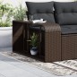 vidaXL Scaffali Portaoggetti 2 pz Marrone in Polyrattan vidaXL Scaffali Portaoggetti 2 pz Marrone in Polyrattan