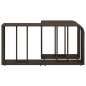 vidaXL Scaffali Portaoggetti 2 pz Marrone in Polyrattan vidaXL Scaffali Portaoggetti 2 pz Marrone in Polyrattan