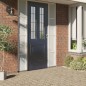 vidaXL Pellicola Statica Smerigliata Bianco Trasparente 60x500 cm PVC