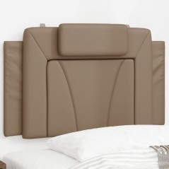 vidaXL Cuscino Testiera Cappuccino 80 cm in Similpelle