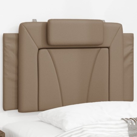 vidaXL Cuscino Testiera Cappuccino 80 cm in Similpelle