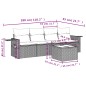 vidaXL Set Divano da Giardino 5 pz con Cuscini Marrone in Polyrattan vidaXL Set Divano da Giardino 5 pz con Cuscini Marrone in Polyrattan