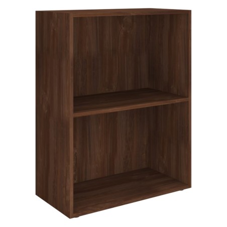 Libreria in Truciolato 60x31x78 cm Rovere Marrone