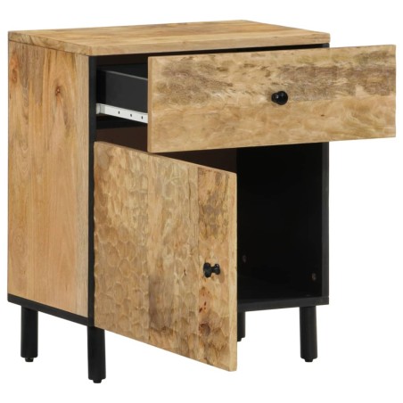 vidaXL Comodino 50x33x60 cm in Legno Massello di Mango