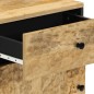 vidaXL Comodino 50x33x60 cm in Legno Massello di Mango vidaXL Comodino 50x33x60 cm in Legno Massello di Mango