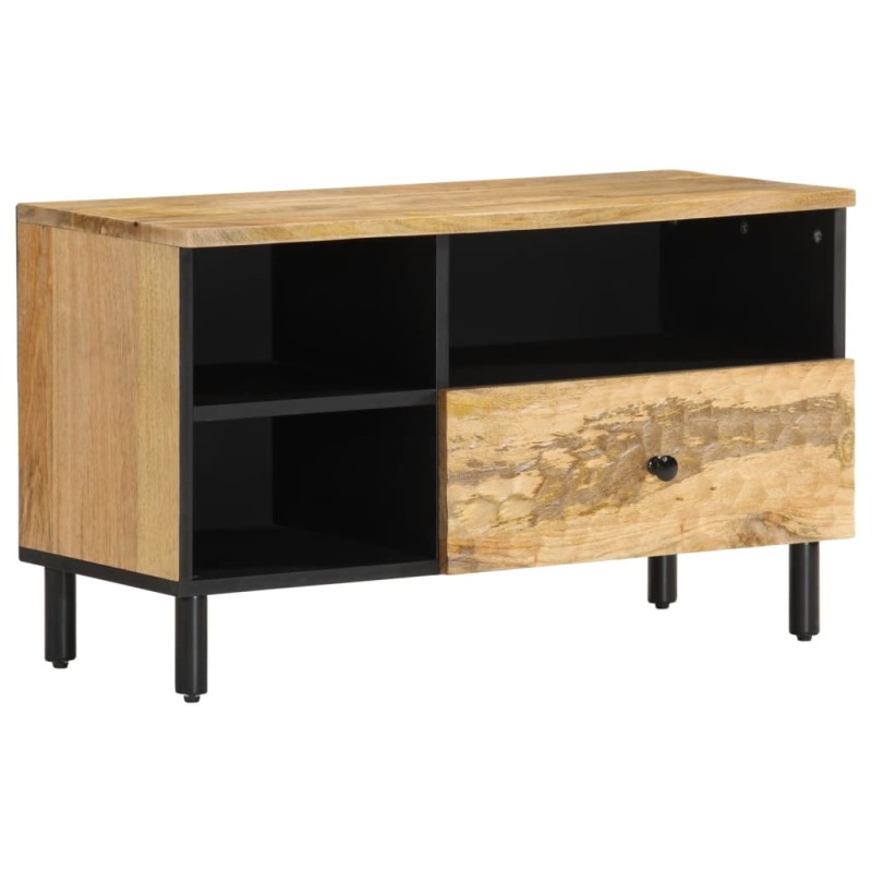 vidaXL Mobile Porta TV 80x33x46 cm in Legno Massello di Mango vidaXL Mobile Porta TV 80x33x46 cm in Legno Massello di Mango