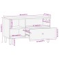 vidaXL Mobile Porta TV 80x33x46 cm in Legno Massello di Mango vidaXL Mobile Porta TV 80x33x46 cm in Legno Massello di Mango