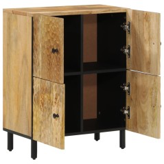 vidaXL Credenza 60x33x75 cm in Legno Massello di Mango